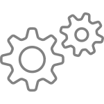 Gears SVG Icon